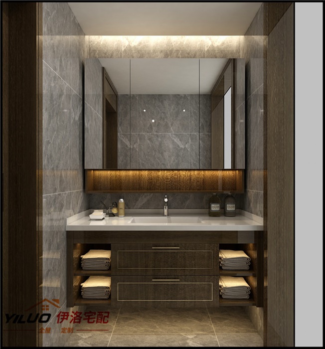 衛(wèi)柜現(xiàn)代不落地2