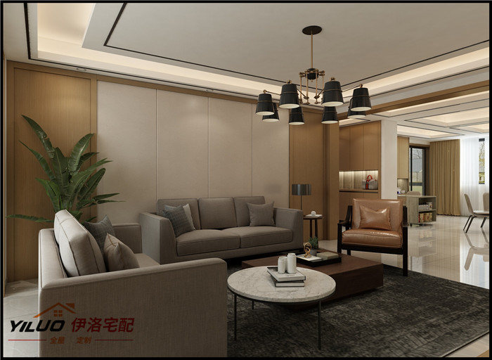 木飾面 客廳 新中式經典2